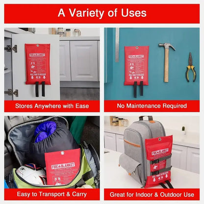 Rich Bells Soft Case of Fire Blanket Hardware