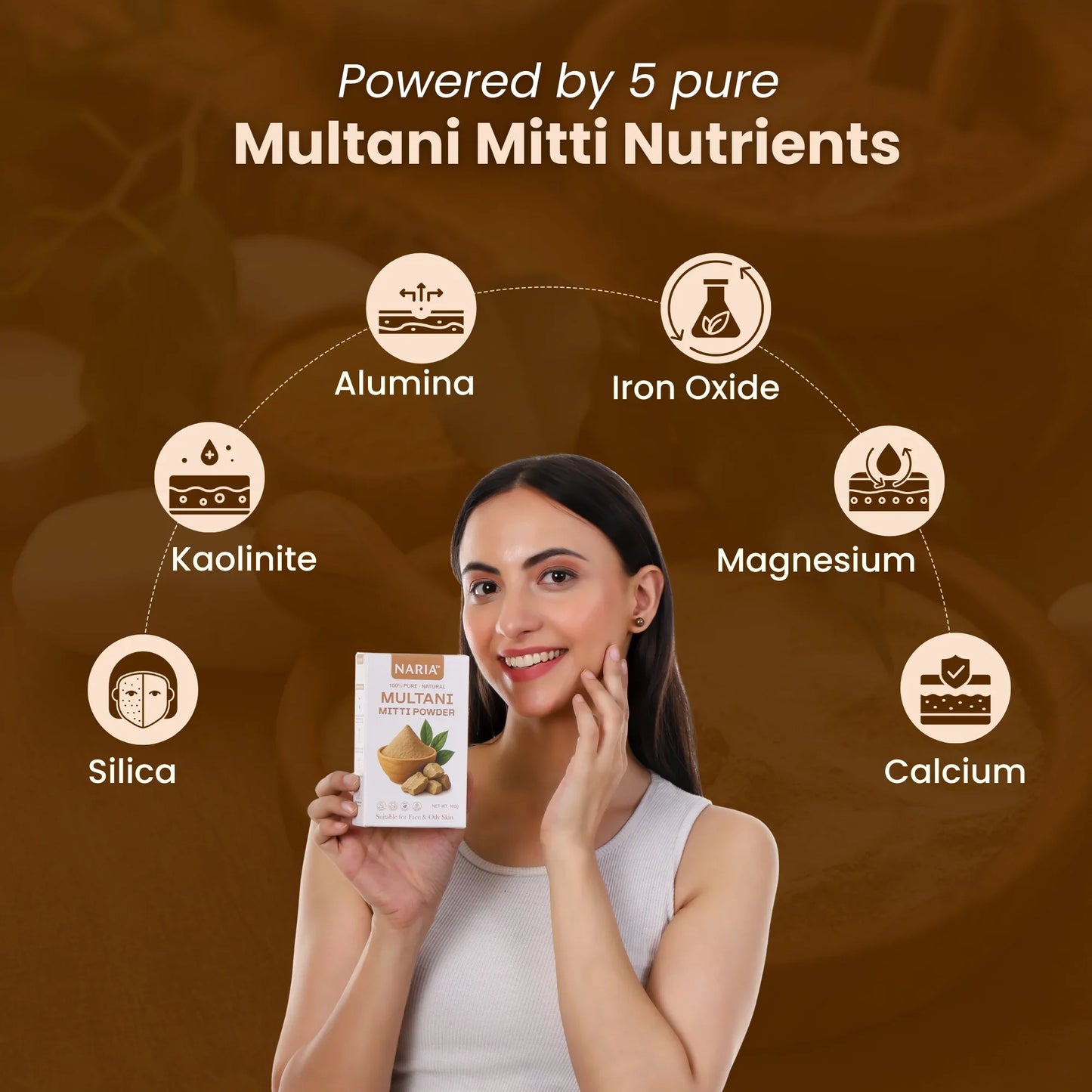 Naria Multani Mitti Powder (Pack of 2)