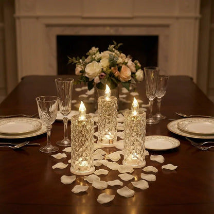 Best rose crystal led candle - 2026 | fast shipping