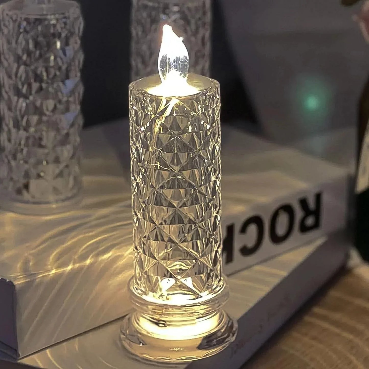 Best rose crystal led candle - 2025 | fast shipping