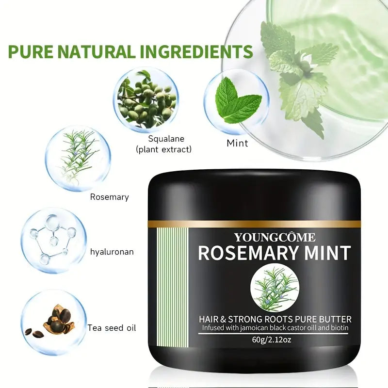 Rosemary Mint Hair Butter Cream (pack of 2) hair care