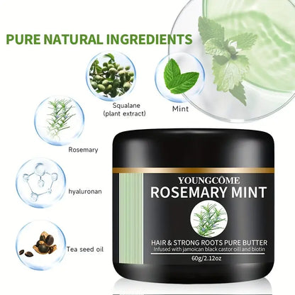 Rosemary Mint Hair Butter Cream (pack of 2) hair care