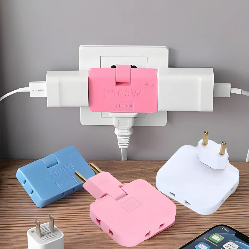 Rotating EU Plug Extender