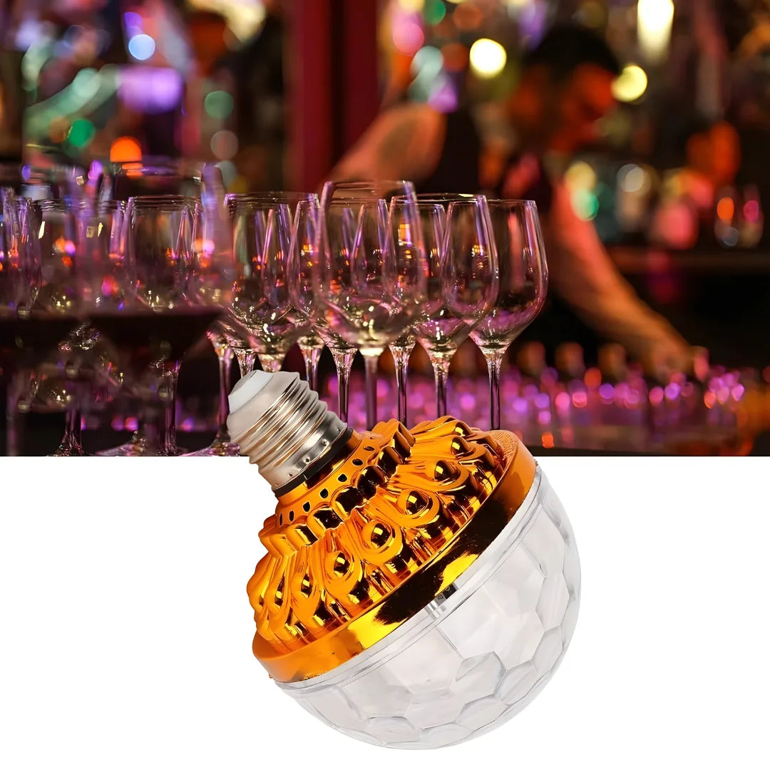 Rotating Magic Ball Light with Lamp Holder Set