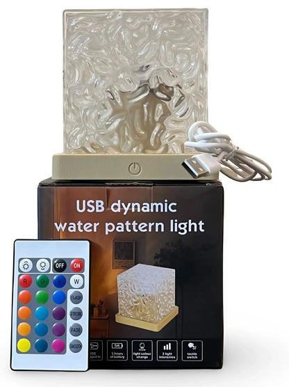 Rotating Ripple Night Light