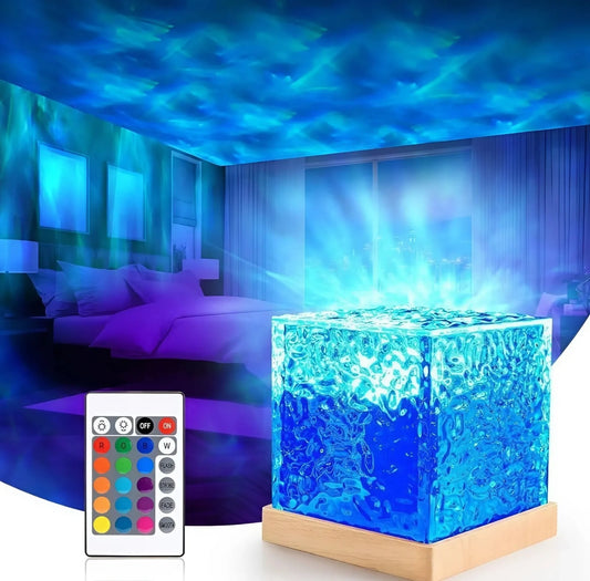 Rotating Ripple Night Light