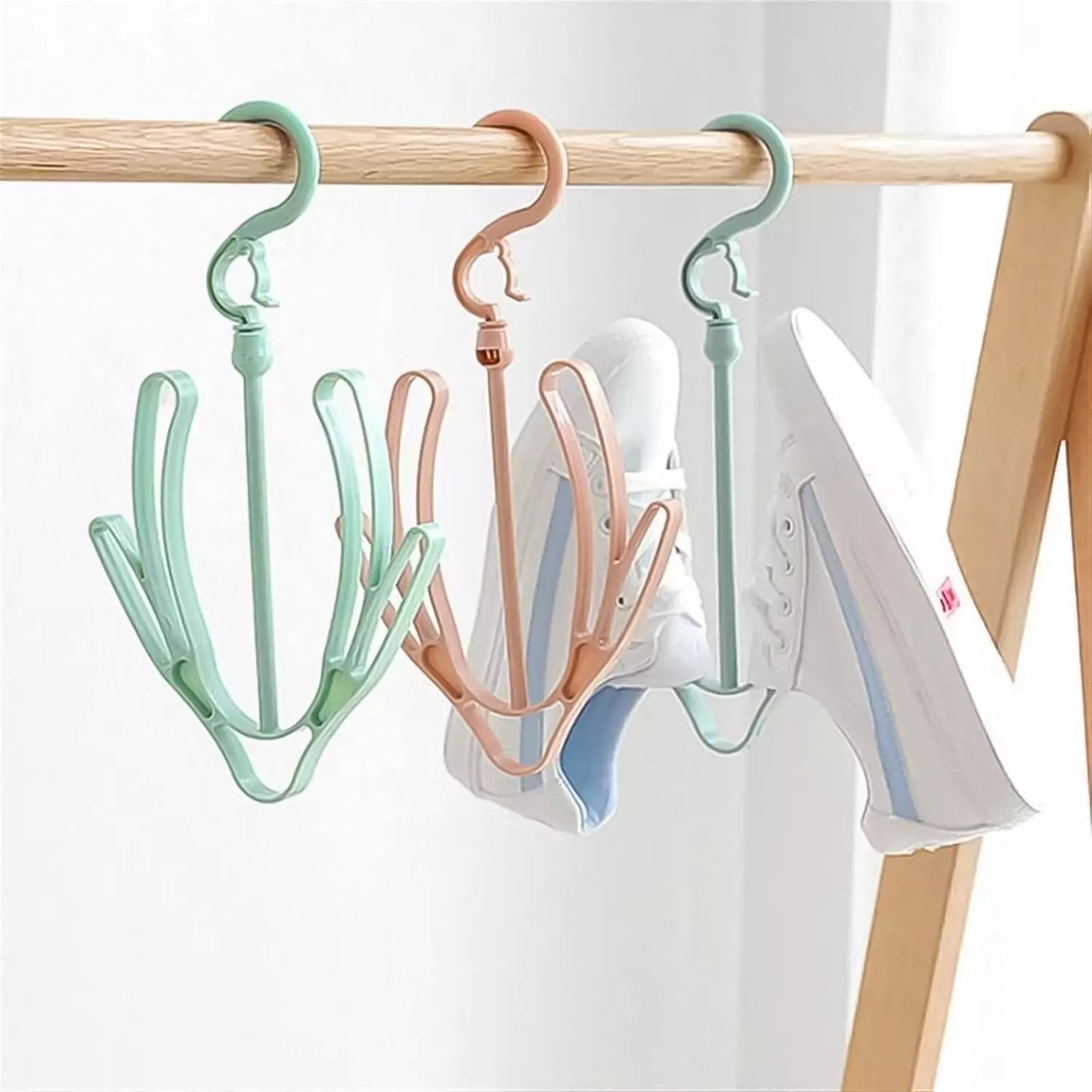 Rotating Shoe Drying Hanger - Home Improvement