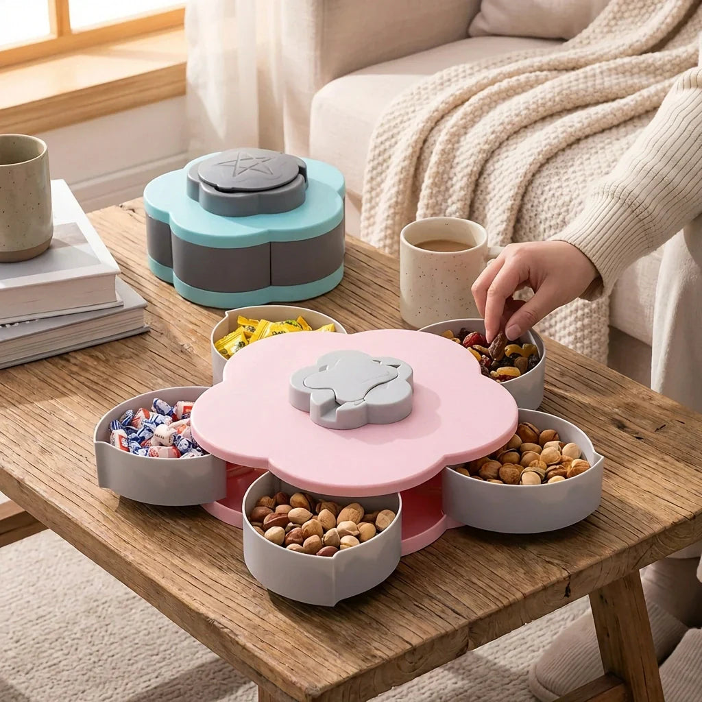 Best rotating snack serving tray - food storage containers | 2026 | fast shipping