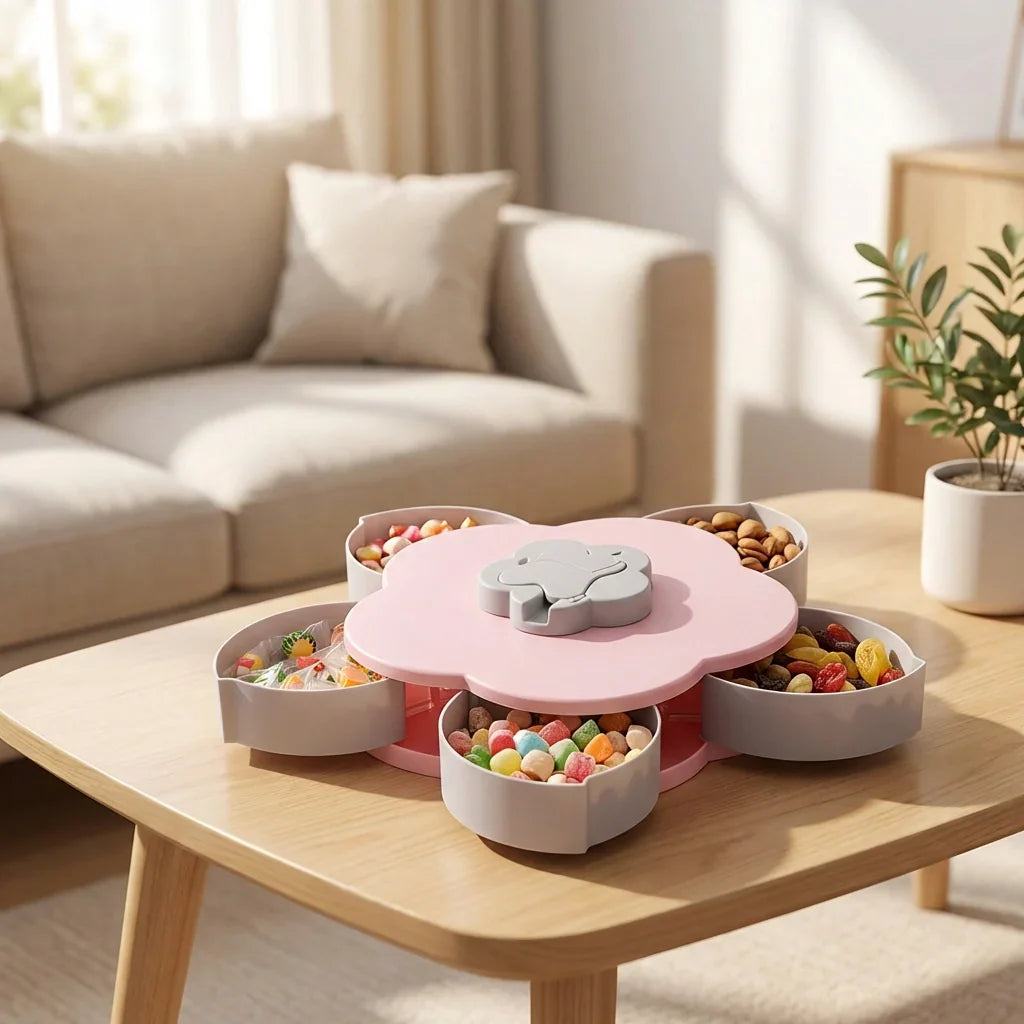 Best rotating snack serving tray - food storage containers | 2026 | fast shipping
