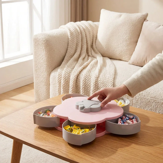 Best rotating snack serving tray - food storage containers | 2026 | fast shipping