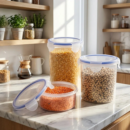 Best round airtight food storage (3pcs) - containers | 2026 | fast shipping