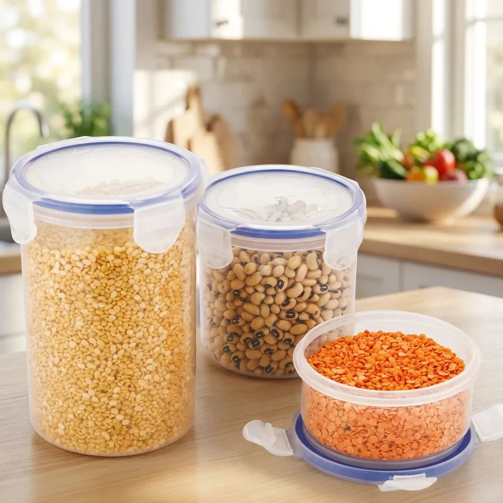 Best round airtight food storage (3pcs) - containers | 2026 | fast shipping
