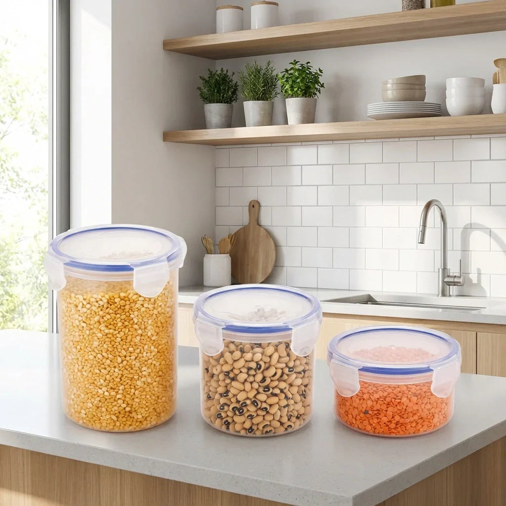 Best round airtight food storage (3pcs) - containers | 2026 | fast shipping