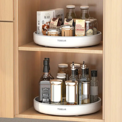 Round Countertop Storage for Bottles & Jars Home & Kitchen