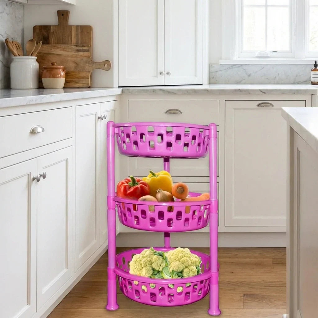 Best round plastic rack organiser - household storage containers | 2026 | fast shipping