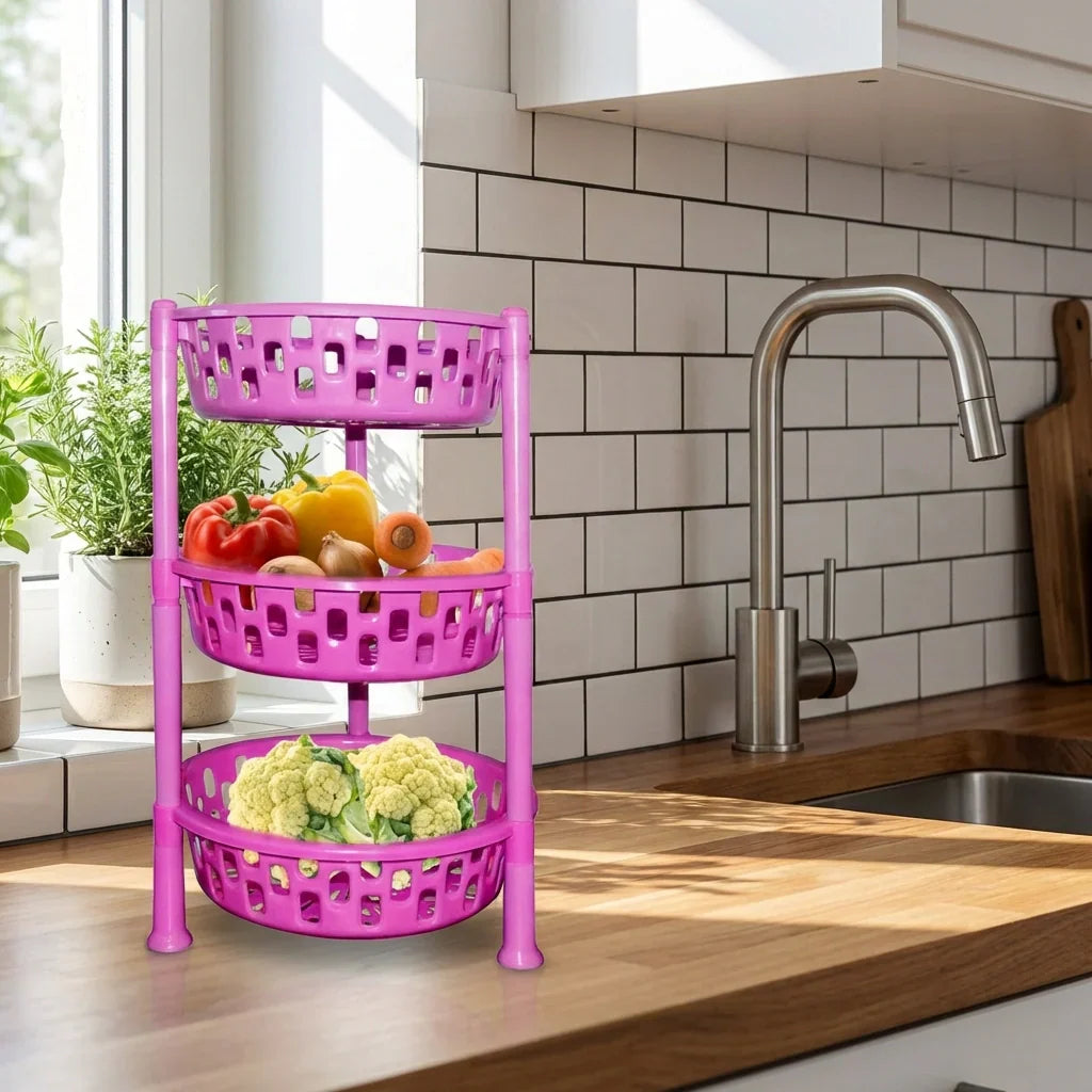 Best round plastic rack organiser - household storage containers | 2026 | fast shipping