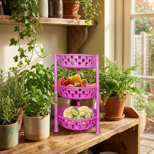 Best round plastic rack organiser - household storage containers | 2026 | fast shipping