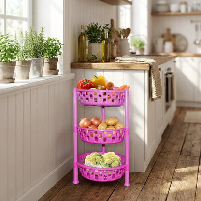 Best round plastic rack organiser - household storage containers | 2026 | fast shipping