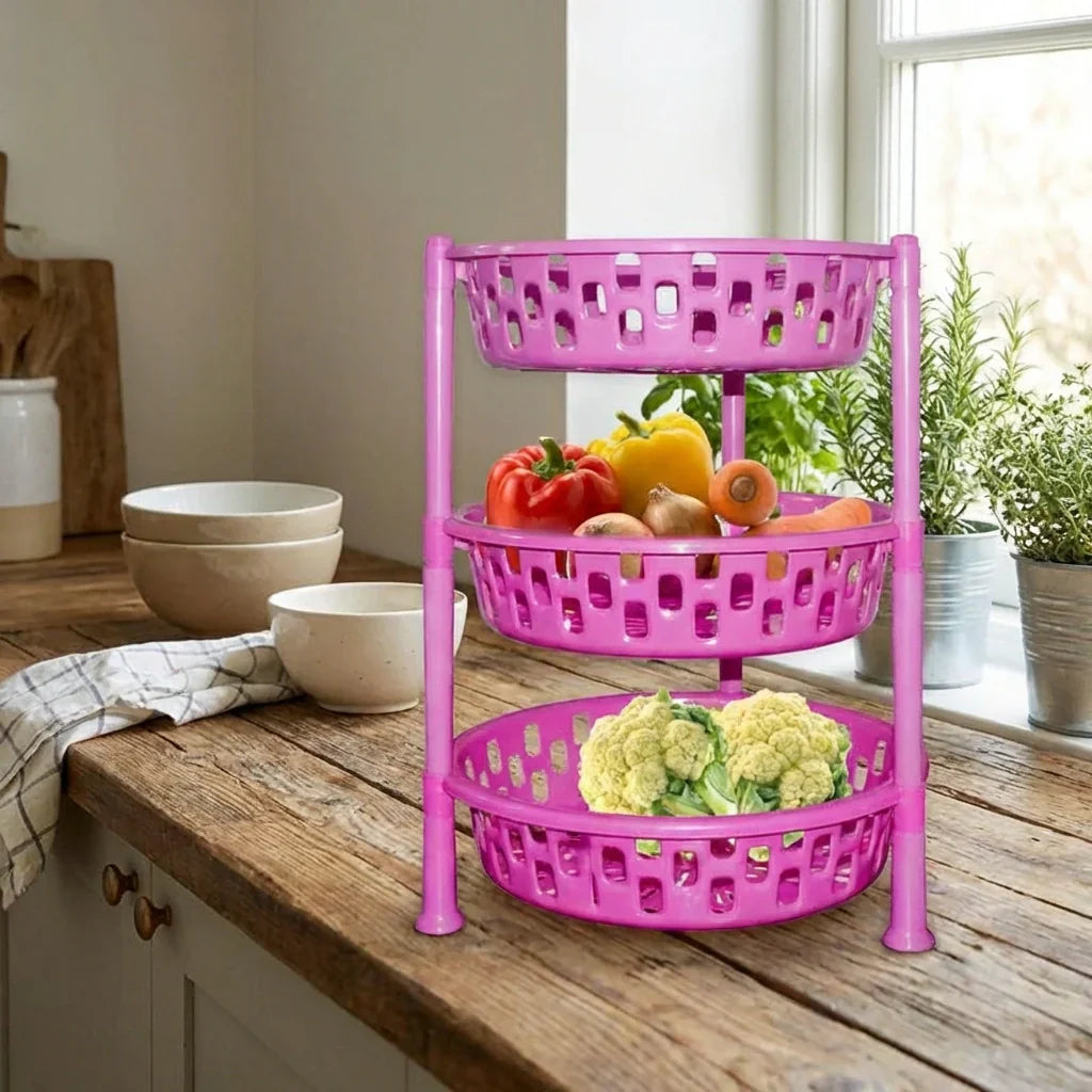 Best round plastic rack organiser - household storage containers | 2026 | fast shipping