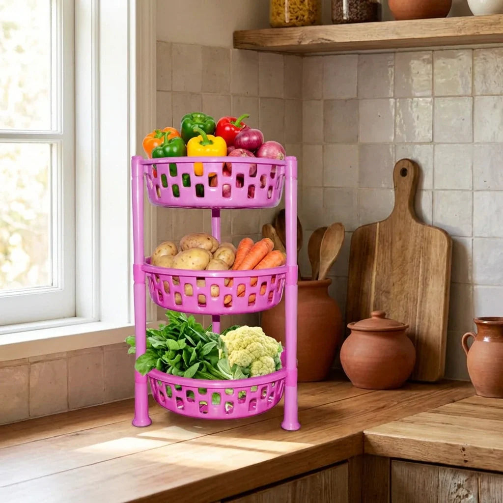 Best round plastic rack organiser - household storage containers | 2026 | fast shipping