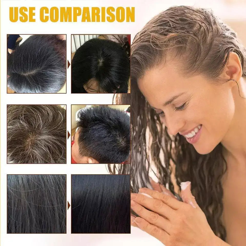 Long Lasting Natural Hair Dye Shampoo 100ML (Pack of 2)