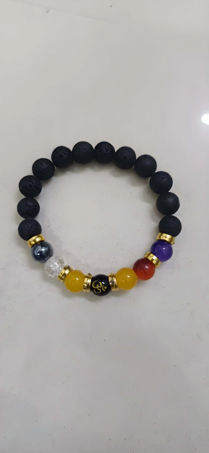 Sacred Om Bead Bracelet