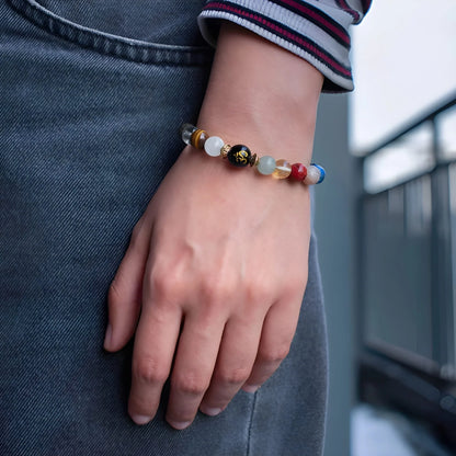 Sacred Om Bead Bracelet