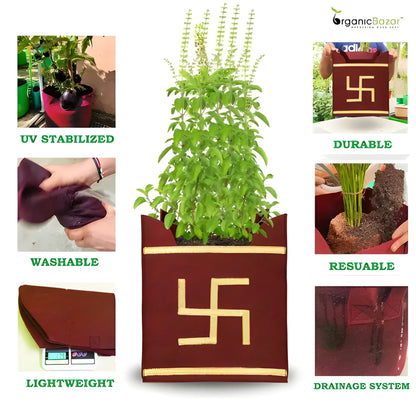 Sacred Tulsi Grow Bag