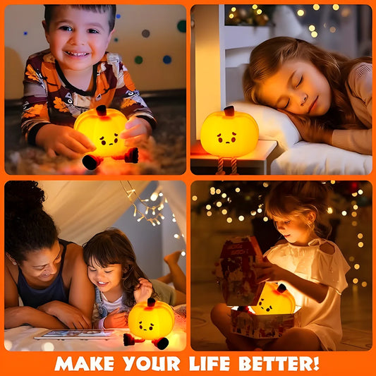 Sad Pumpkin Silicone Lamp