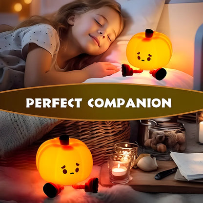 Sad Pumpkin Silicone Lamp