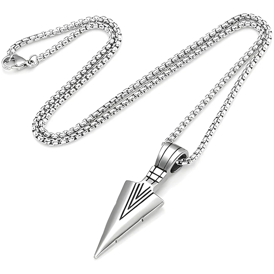 Saizen Arrow Silver Locket Pendant