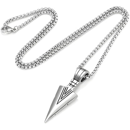Saizen Arrow Silver Locket Pendant