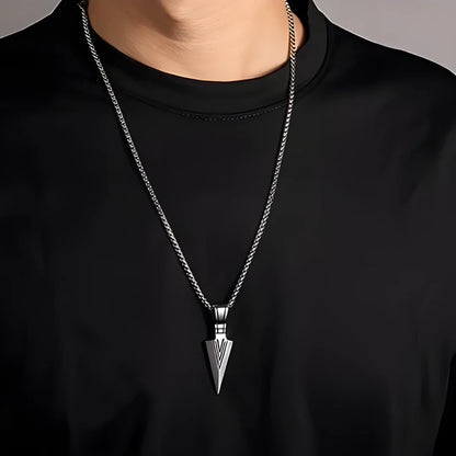 Saizen Arrow Silver Locket Pendant