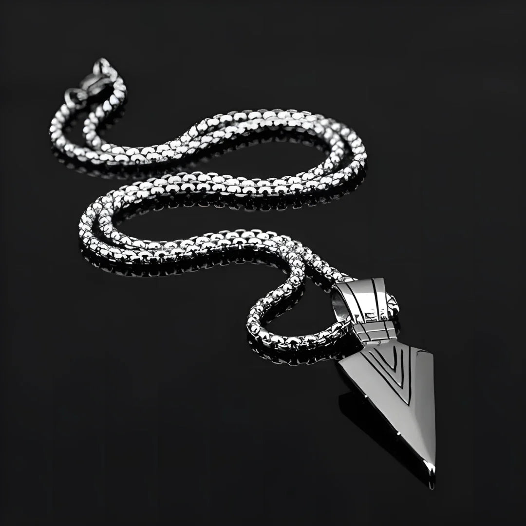 Saizen Arrow Silver Locket Pendant