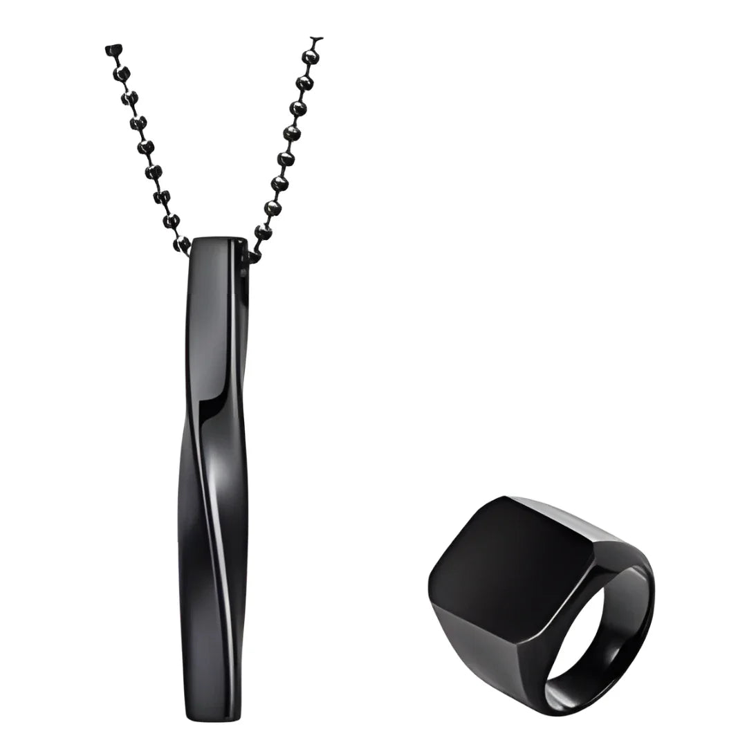 Saizen Silver Square Vintage Ring