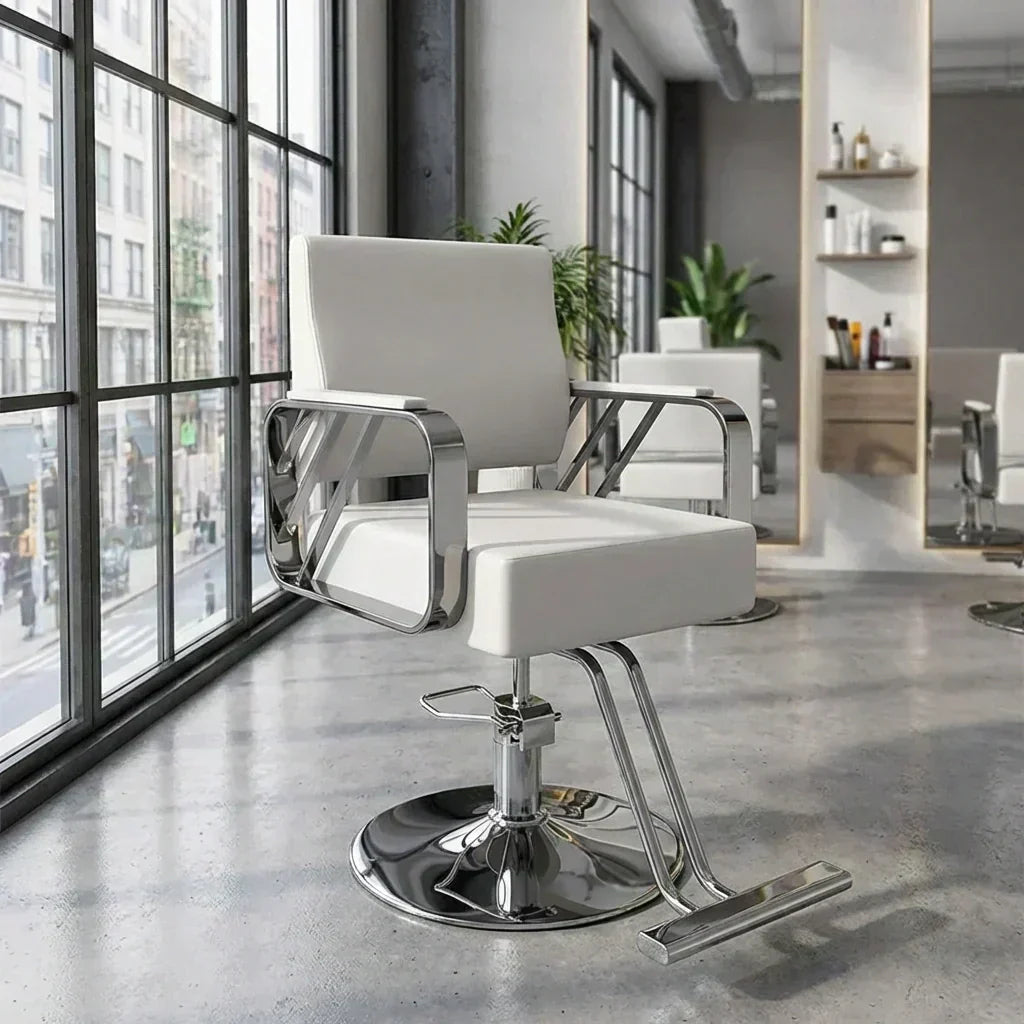 Best salon hydraulic barber chair – silver - styling chairs | 2026 | fast shipping