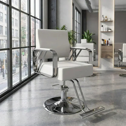 Best salon hydraulic barber chair – silver - styling chairs | 2026 | fast shipping
