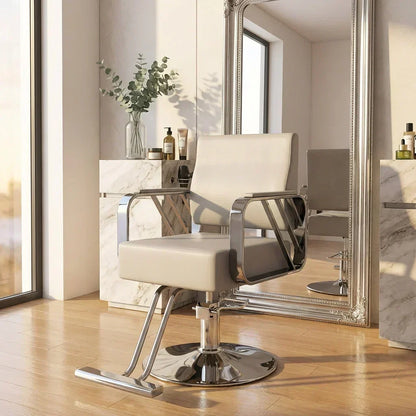 Best salon hydraulic barber chair – silver - styling chairs | 2026 | fast shipping