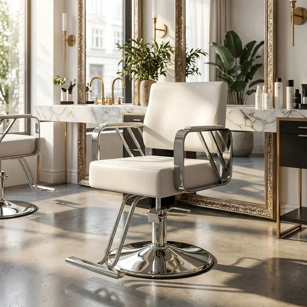 Best salon hydraulic barber chair – silver - styling chairs | 2026 | fast shipping