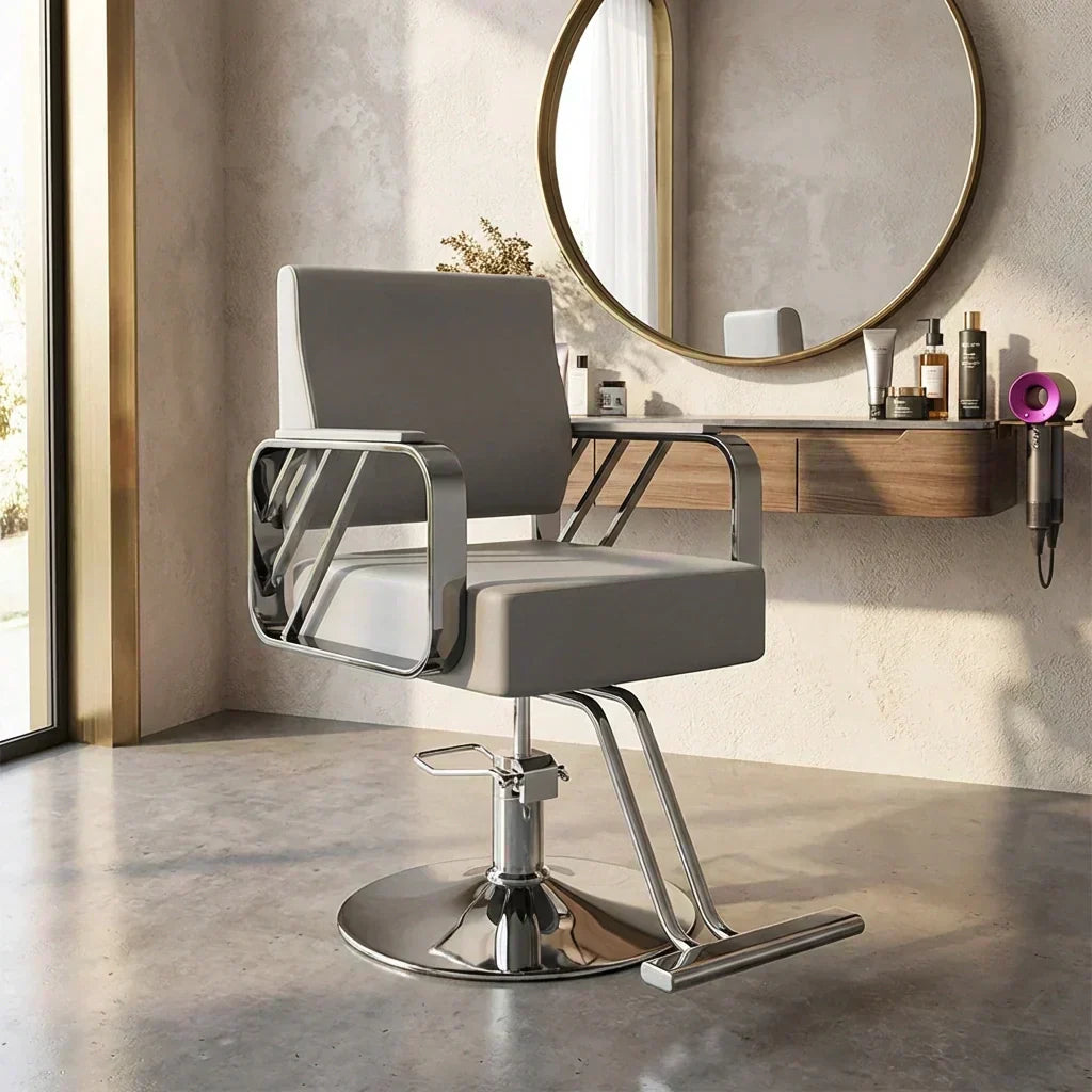 Best salon hydraulic barber chair – silver - styling chairs | 2026 | fast shipping