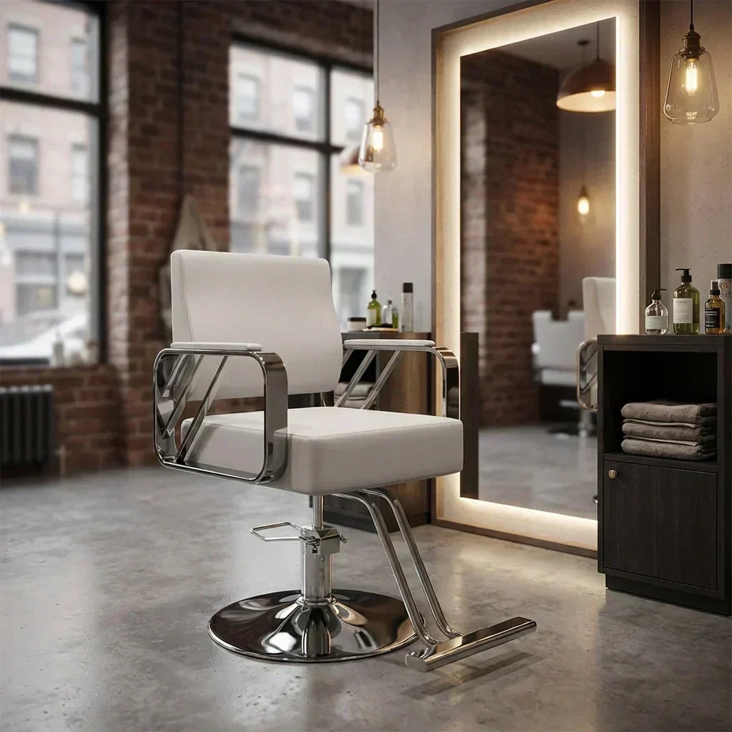 Best salon hydraulic barber chair – silver - styling chairs | 2026 | fast shipping