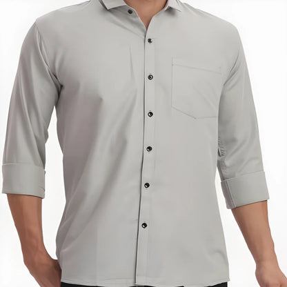Satin Slim Fit Shirt clothing