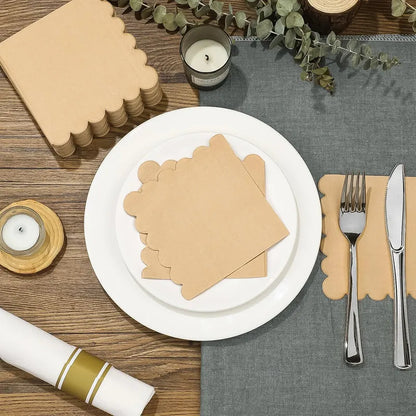 Best scalloped edge tissue set (120 pc) - paper napkins | 2025 | fast shipping