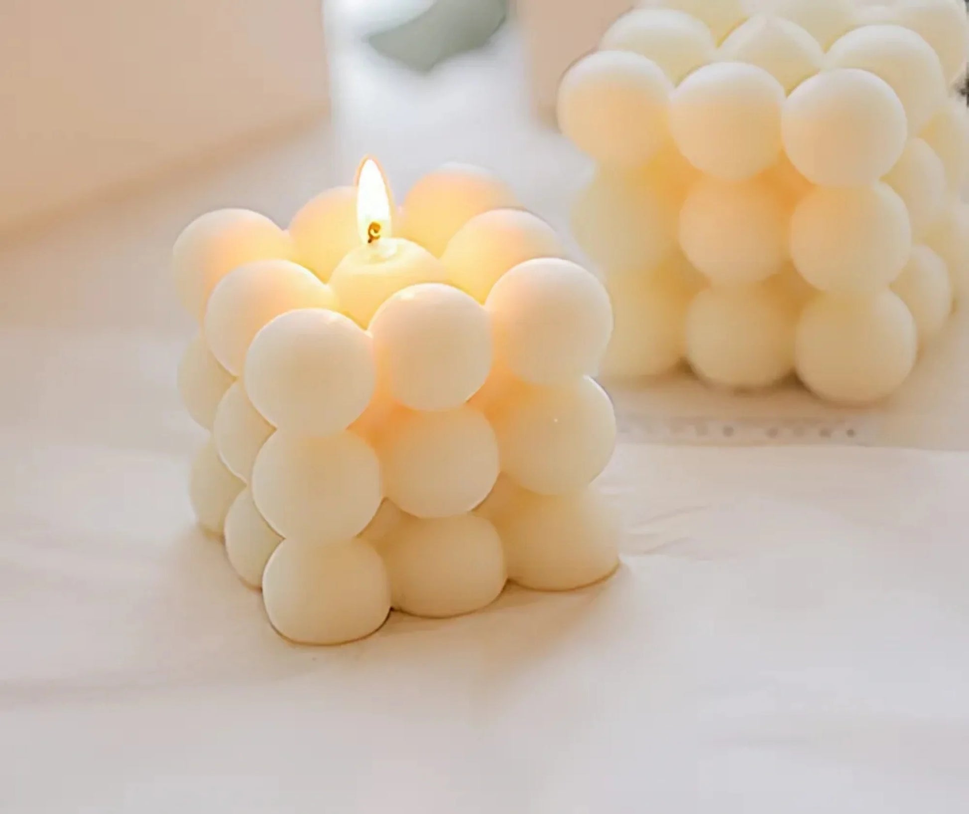 Scented Bubble Cube Candles