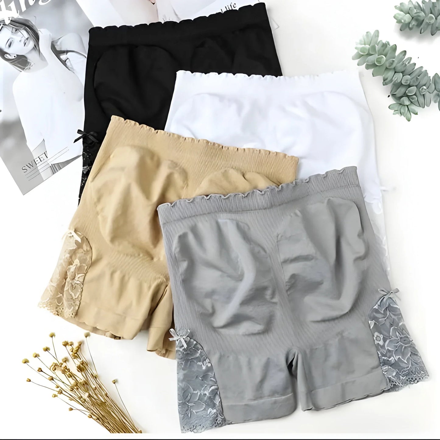 Seamless Lace Panties – Breezy Comfort