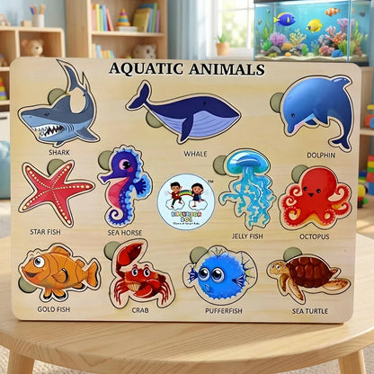 Best seawater animal wooden puzzle board - toys & games | 2026 | fast shipping
