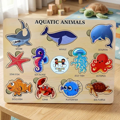 Best seawater animal wooden puzzle board - toys & games | 2026 | fast shipping
