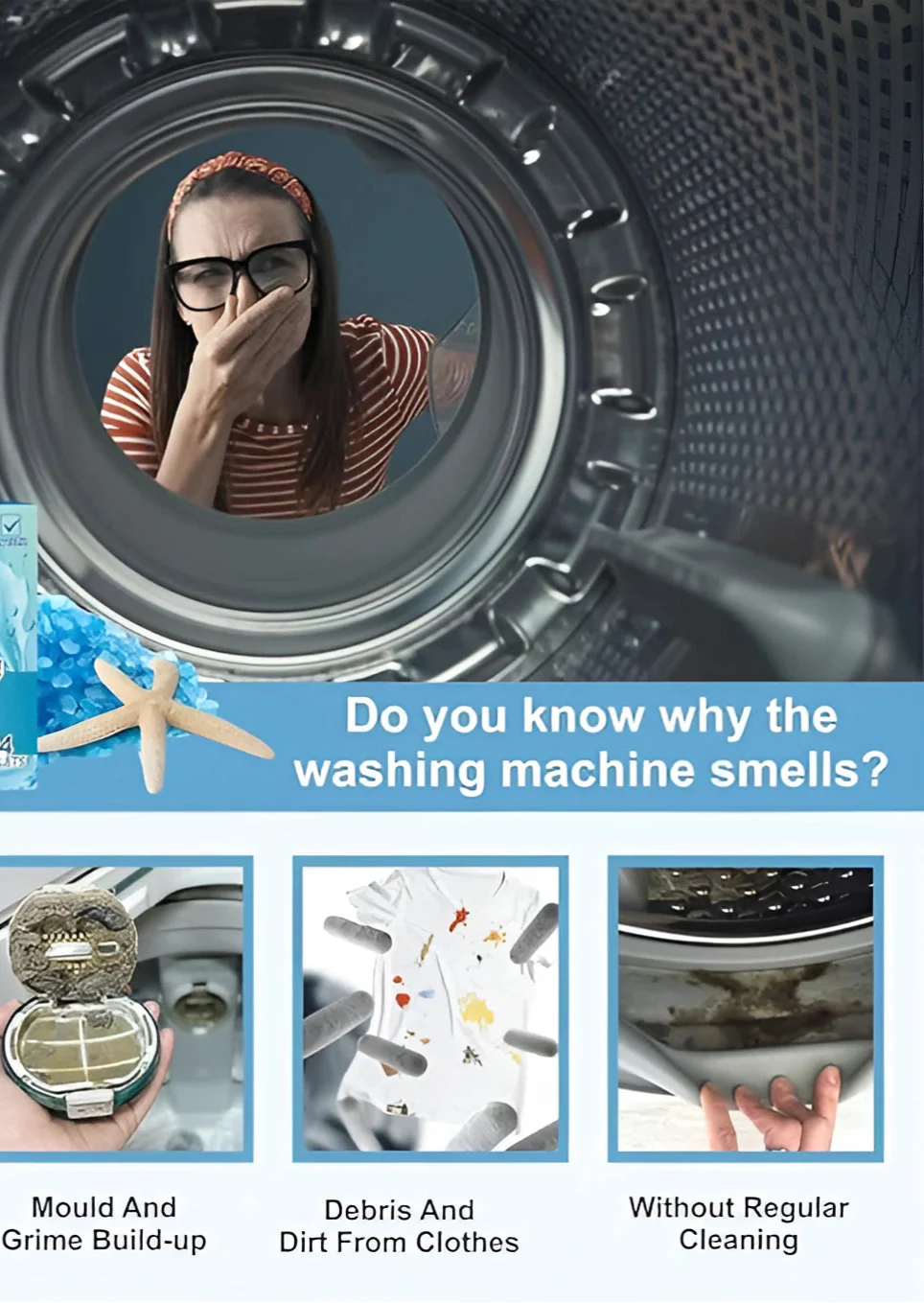 Seaways Washing Machine Cleaner 125g Home & Kitchen