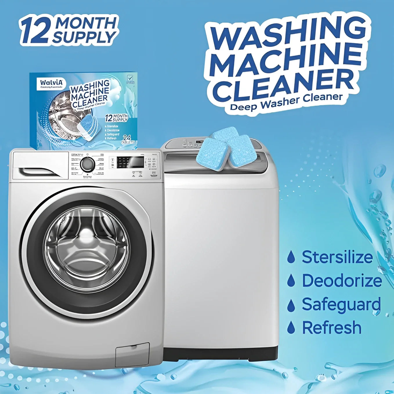 Seaways Washing Machine Cleaner 125g Home & Kitchen