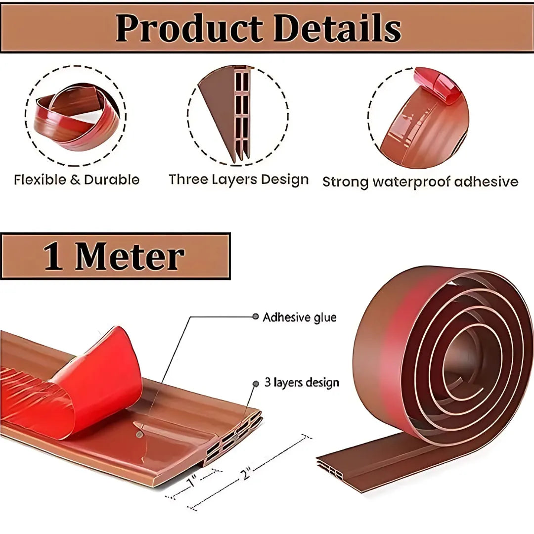 Self Adhesive 1m Wood Floor Transition Strip Tape
